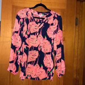 Lilly Pulitzer Silk Elsa Blouse